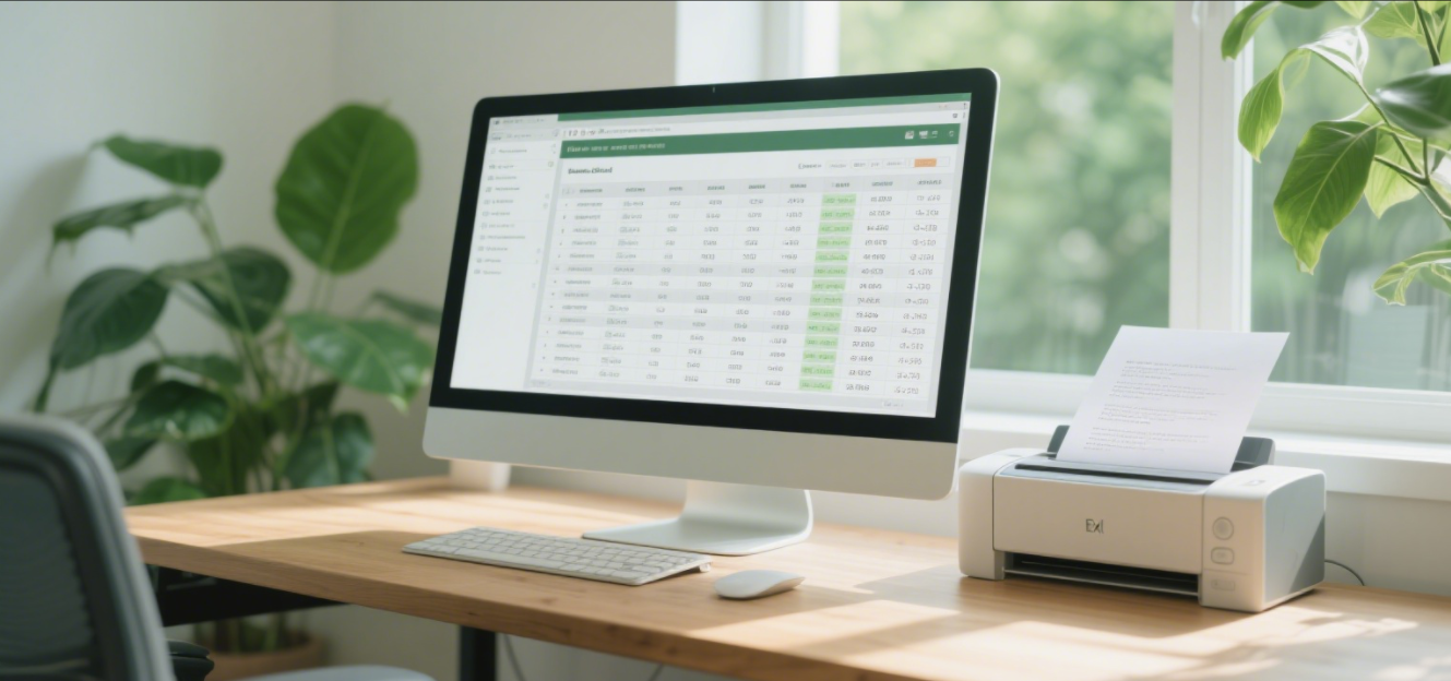 Excel打印预览界面
